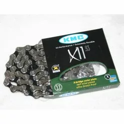 KMC, Kette, X11 Silber-schwarz, Für 11-fach, 118G