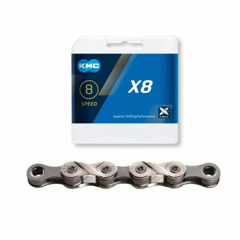 KMC, Kette, X8-93, Für 8-fach, Silber/grau, Originalverpackt 3 KMC, Kette, X8-93, Für 8-fach, Silber/grau, Originalverpackt