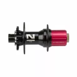 Novatec, Nabe MTB, Hinterrad Disc SL, D792SB, 142/12mm Schwarz (dekor Silber)