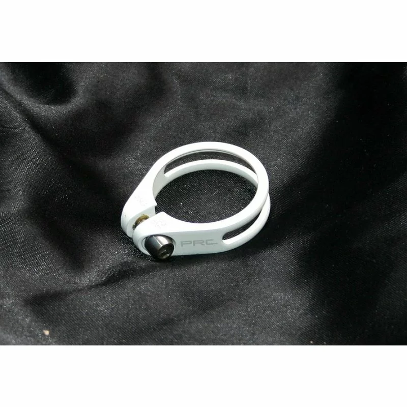 Procraft PRC, Sattelschelle, Klemmring, 34,9mm, CNC Alu, Titanschraube, Weiss, 10 G 3 Procraft PRC, Sattelschelle, Klemmring, 34,9mm, CNC Alu, Titanschraube, Weiss, 10 G