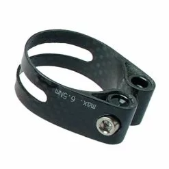 Procraft PRC, Sattelschelle, Klemmring, SPC 36,0mm, CARBON, Titanschraube, Schwarz 14 G