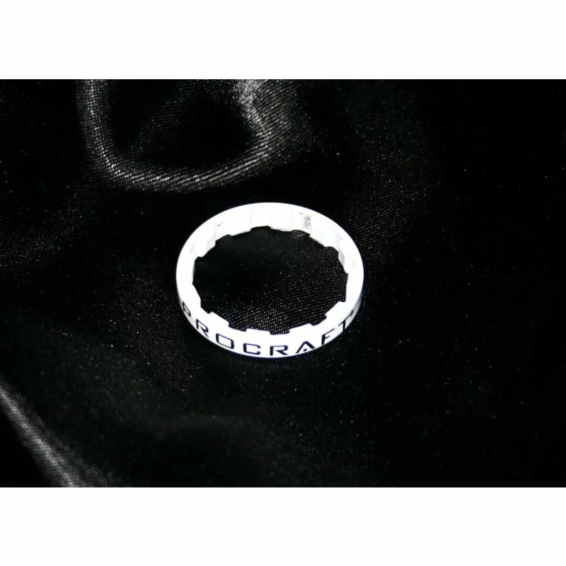 Procraft, Vorbauerhöhung, Spacer SUPERLIGHT Alu, WEISS, 5mm 3 Procraft, Vorbauerhöhung, Spacer SUPERLIGHT Alu, WEISS, 5mm