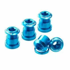 Reverse, Kettenblattschrauben SET, Aluminium, 4er Set, Hell Blau