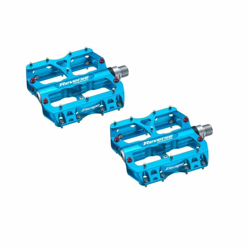 Reverse, Pedale, Escape, Plattformpedal, CNC Alu-Käfig, Cro-MO-Achse, 406g/Paar, Hell Blau 3 Reverse, Pedale, Escape, Plattformpedal, CNC Alu-Käfig, Cro-MO-Achse, 406g/Paar, Hell Blau