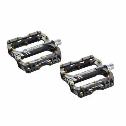 Reverse, Pedale, Escape Pro, Plattformpedal, 368g, Schwarz-gold