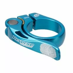Reverse, Sattelschelle, Long Live, Schnellspanner, ALU, 34,9mm, Hell BLAU