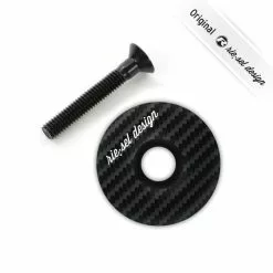 Rie:sel Design, Steuersatz Kappe Carbon, Stealth