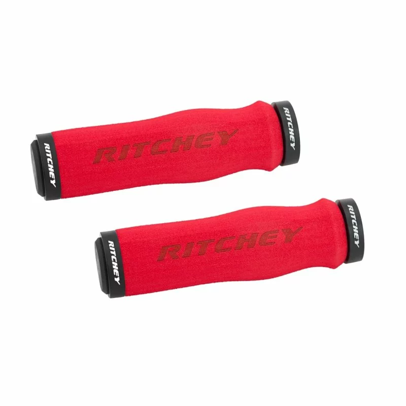 Ritchey, Griffe, MTB, WCS Locking (130mm), Schaumstoff, 133g, Rot 3 Ritchey, Griffe, MTB, WCS Locking (130mm), Schaumstoff, 133g, Rot