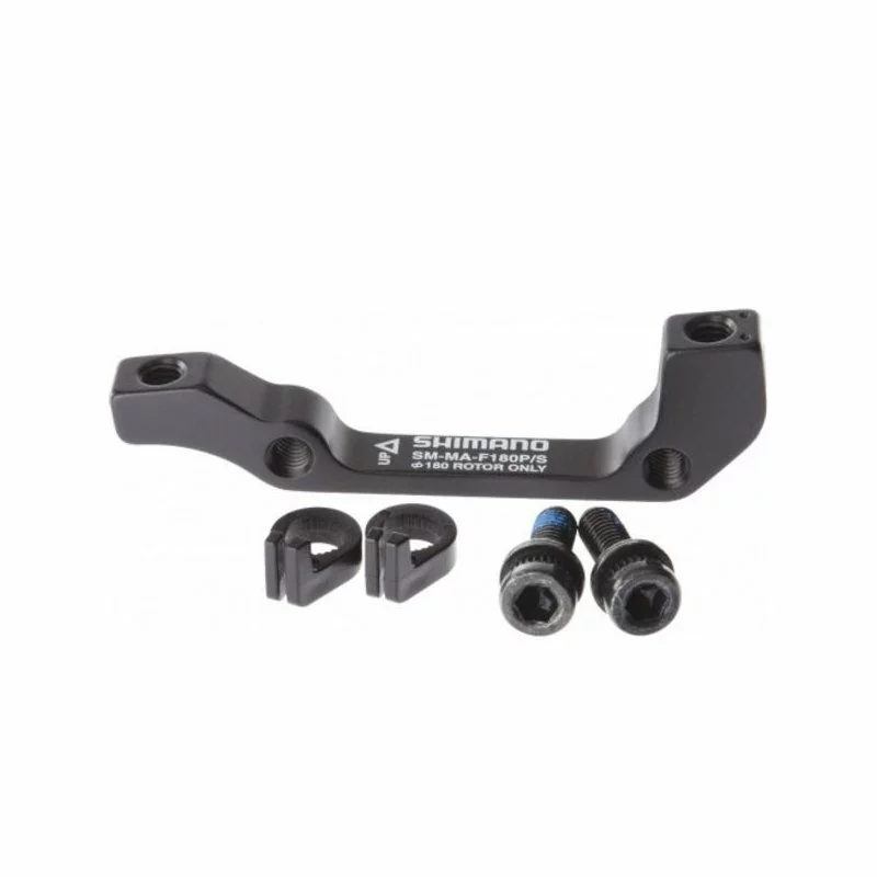 Shimano, Adapter, Disc Brake, Von Postmount Bremse Auf IS2000 Gabel, KSMMAF180PSB, F. 180mm Rotor, Sicherung, (HstNr = Y81731000) 3 Shimano, Adapter, Disc Brake, Von Postmount Bremse Auf IS2000 Gabel, KSMMAF180PSB, F. 180mm Rotor, Sicherung, (HstNr = Y81731000)