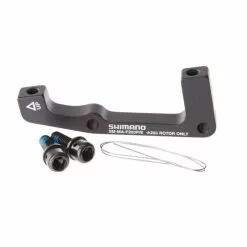 Shimano, Adapter, Disc Brake, Von Postmount Bremse Auf IS2000 Gabel, KSMMAF203PSB, F. 203mm Rotor, Sicherung, (HstNr = KSMMAF203PSB)