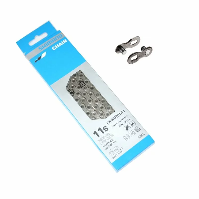 Shimano, Kette, CN-HG701-11 QuickLink, 11-fach, 138L Extralang 3 Shimano, Kette, CN-HG701-11 QuickLink, 11-fach, 138L Extralang