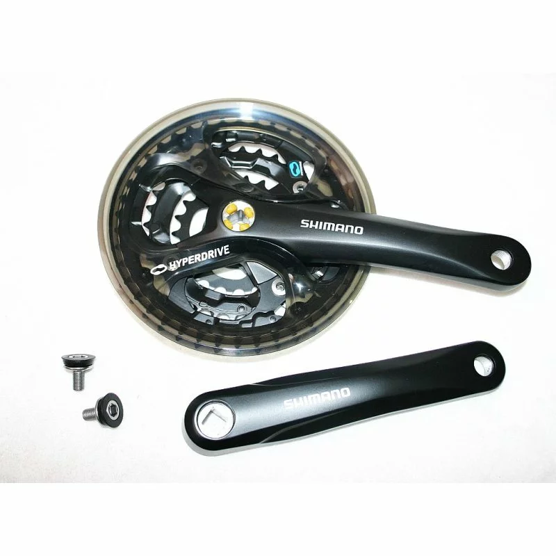 Shimano, Kurbelgarnitur, FC-M361, 7/8-fach, 42-32-22, 170mm, Schwarz, 4-kant 3 Shimano, Kurbelgarnitur, FC-M361, 7/8-fach, 42-32-22, 170mm, Schwarz, 4-kant