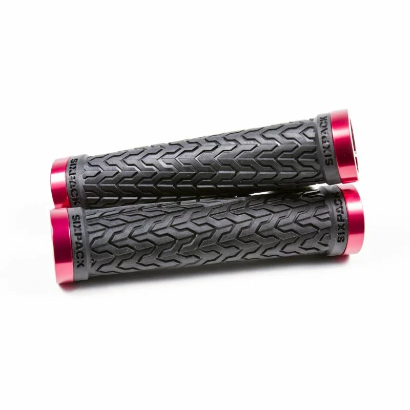 Sixpack, Griffe, S-Trix Lock On, 31mm, Schwarz - Rot 3 Sixpack, Griffe, S-Trix Lock On, 31mm, Schwarz - Rot