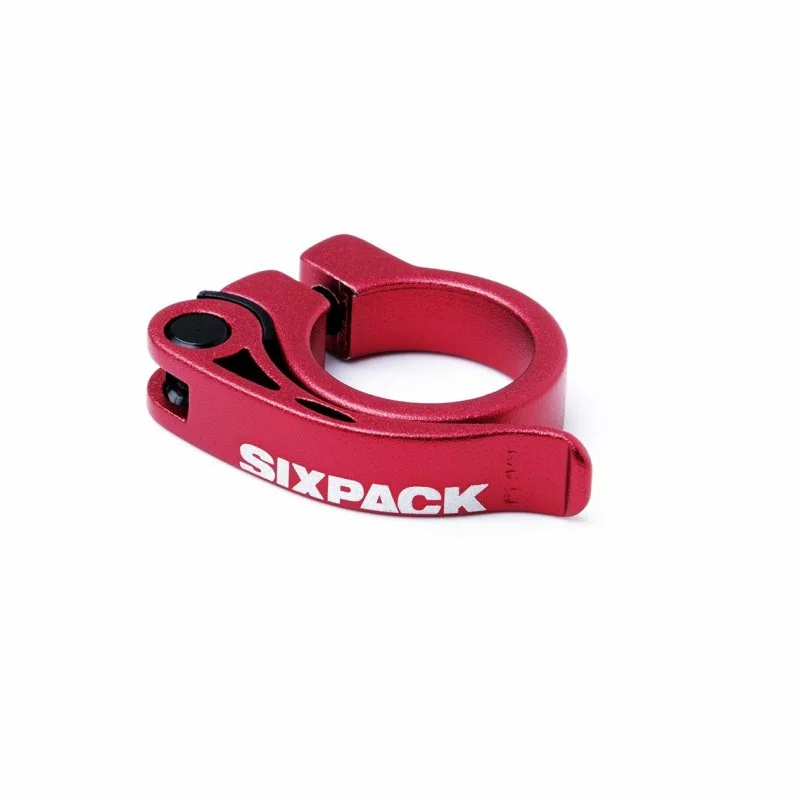 SIXPACK, Sattelschelle, Menace, Schnellspanner, 31,8mm, Rot Matt 3 SIXPACK, Sattelschelle, Menace, Schnellspanner, 31,8mm, Rot Matt