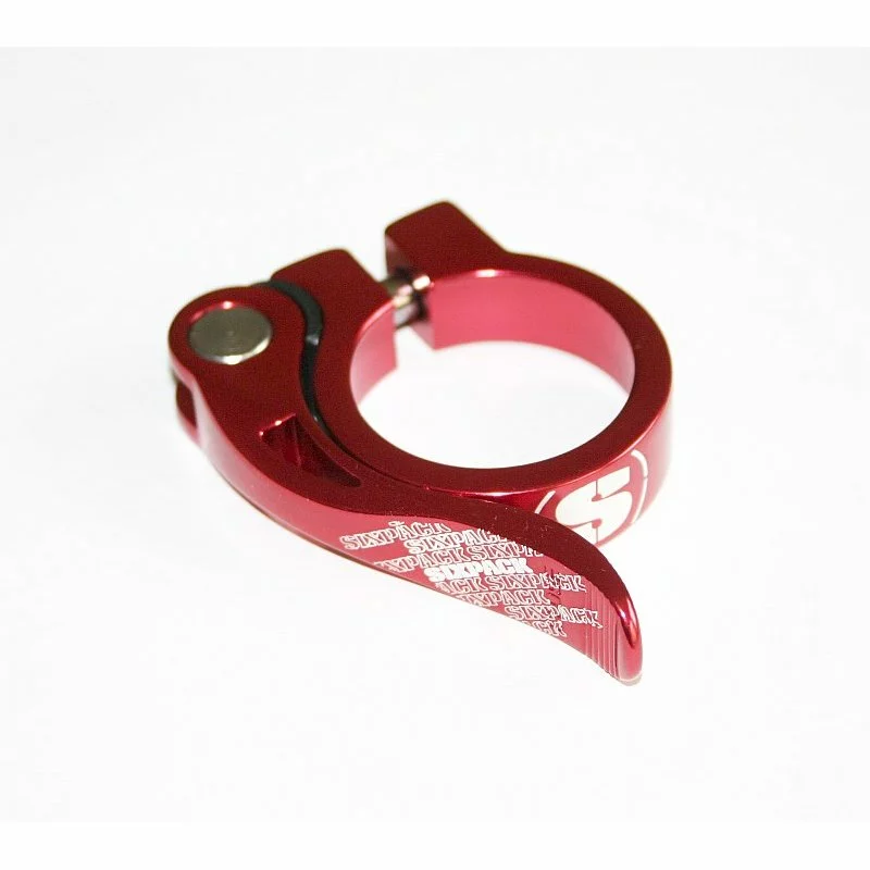 SIXPACK, Sattelschelle, Menace, Schnellspanner, 31,8mm, Rot 3 SIXPACK, Sattelschelle, Menace, Schnellspanner, 31,8mm, Rot