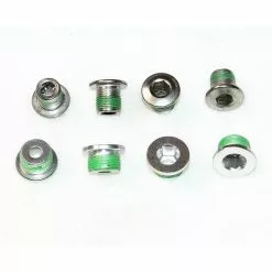 Sram, Truvativ, Kettenblattschrauben SET XX, 2-fach, 8 Schrauben, Alu/Stahl, Grau