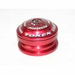 Token, Steuersatz, TK011A, Semi-integraded 44mm, ZS44/ZS44, 1 1/8" Gabeln, Rot