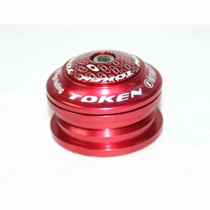 Token, Steuersatz, TK011A, Semi-integraded 44mm, ZS44/ZS44, 1 1/8" Gabeln, Rot 3 Token, Steuersatz, TK011A, Semi-integraded 44mm, ZS44/ZS44, 1 1/8" Gabeln, Rot