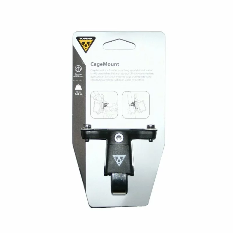 Topeak, CageMount, Flaschenhalter Adapter Für Alle Rohre, Stütze Und Lenker, 22-38mm 3 Topeak, CageMount, Flaschenhalter Adapter Für Alle Rohre, Stütze Und Lenker, 22-38mm