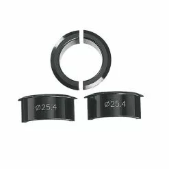TranzX, Adapter, Reduzierhülse, Lenkerklemmung, 31,8mm Auf 25,4mm, Alu, Schwarz, 1 Paar, Ca. 20g