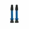 VAR, Ventil Alu Tubelessventil Für TL-Ready Umrüstung SV, 6,5mm, 40mm Lang, 2er Pack, Blau -Fahrräder Aufbau Geschäft var ventil alu tubelessventil fuer tl ready umruestung sv 65mm 40mm lang 2er pack blau
