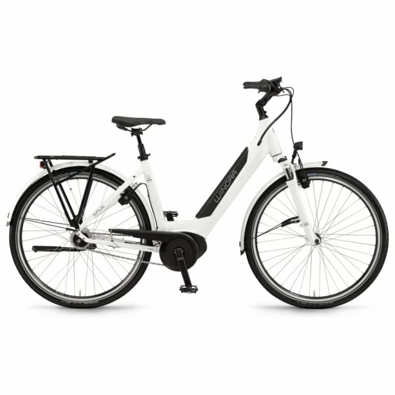 Winora, Sinus IN8f, Einrohr City Bosch Active Plus, 8-Gang, 54cm, Weiss 3 Winora, Sinus IN8f, Einrohr City Bosch Active Plus, 8-Gang, 54cm, Weiss