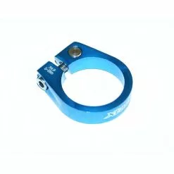 Ergotec X-tasy, Sattelschelle, Klemmring, 34,9mm, Alu, 22g, BLAU