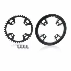 XLC, Bosch E-Bike Kettenblatt, 42 Zahn, Incl. Schurzring, LK104mm, Schwarz