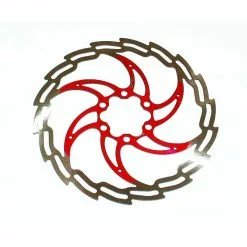 XLC, Bremsscheibe Superlight, 98g, 6-loch, 160mm, ROT